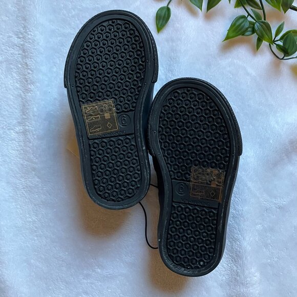 George Toddler Size 6 Black Oxford Velcro Dress Shoes NWT Holiday Boy - Picture 10 of 12